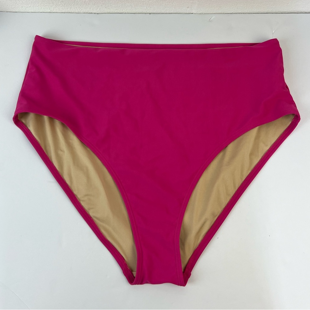 Old Navy Classic High Rise Raspberry Tart Bikini Bottoms NWOT, XXL